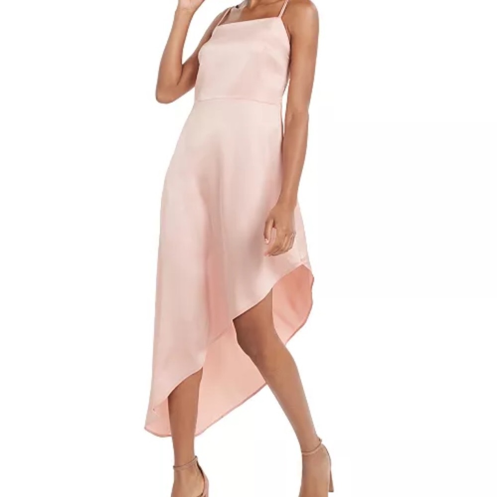 Material Girl Pink Satin Dress